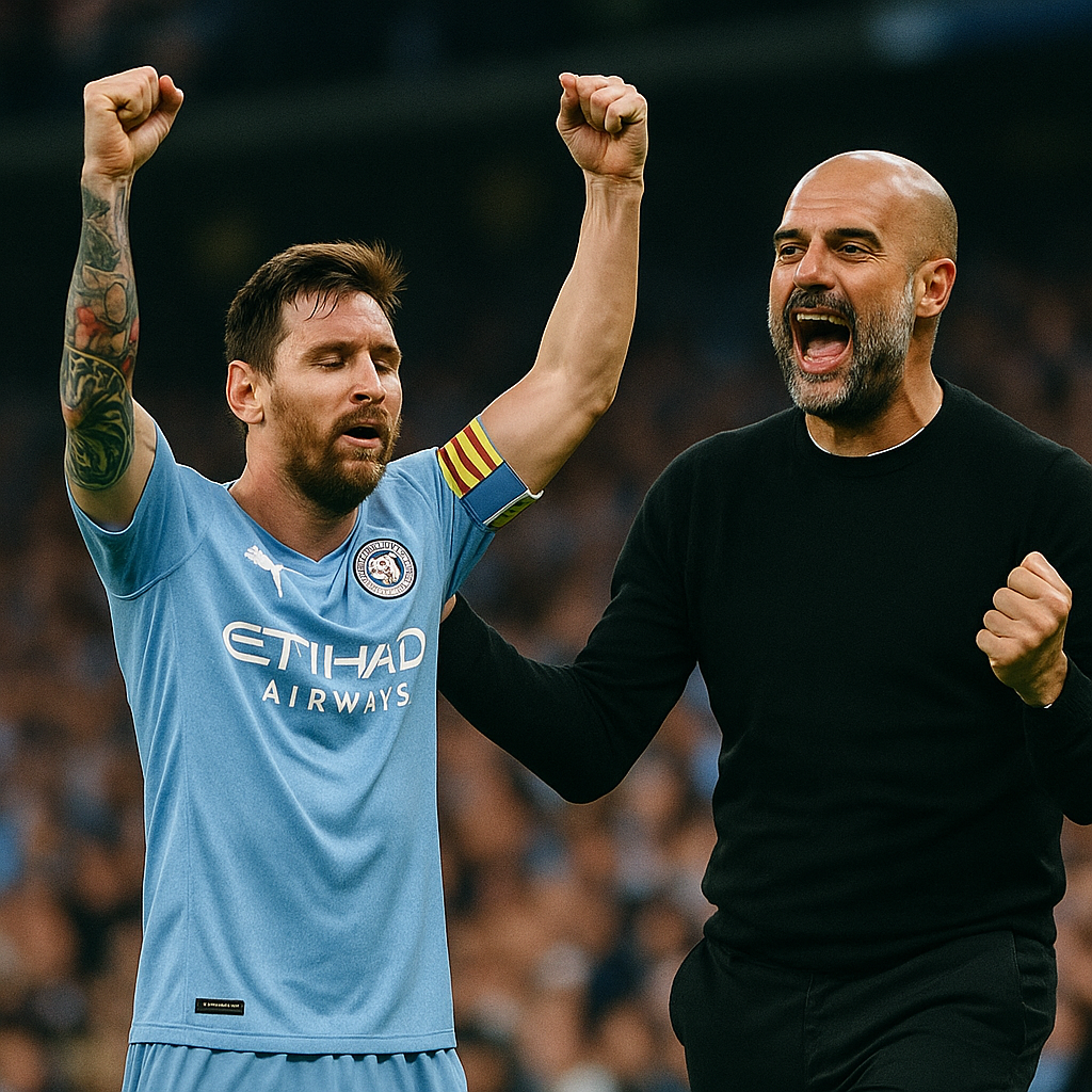 What if Messi joined Man City in 2021?