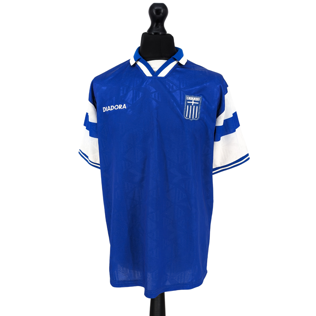 Greece home football shirt 1997/98 - (L)