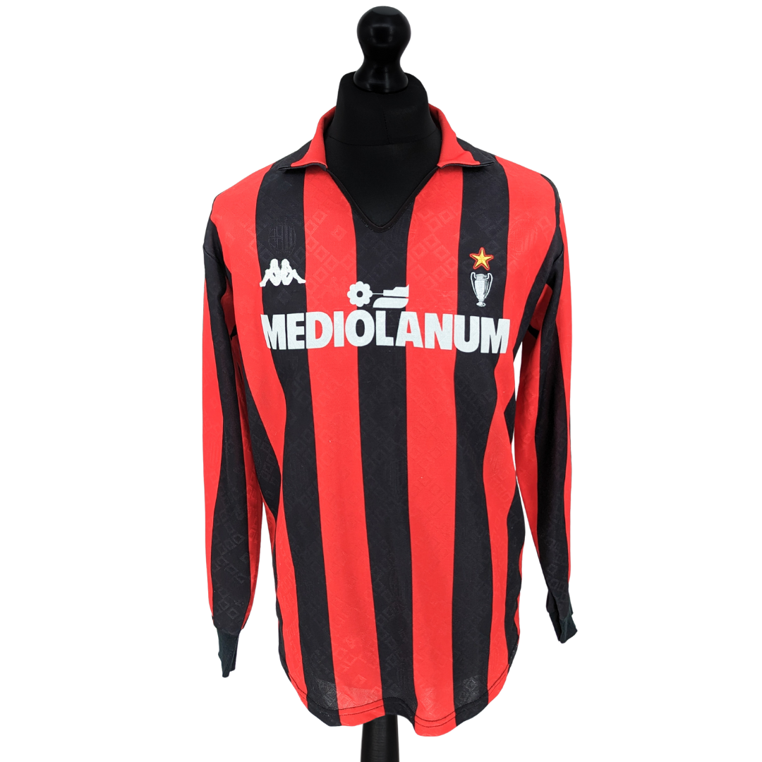 AC Milan home football shirt 1989/90 - (M)