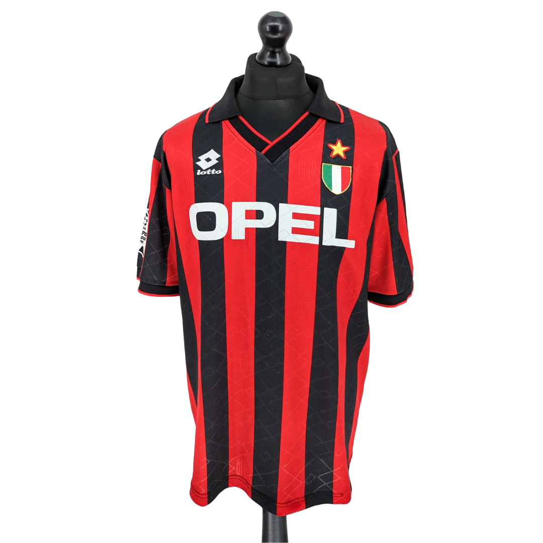 AC Milan european home football shirt 1994/95