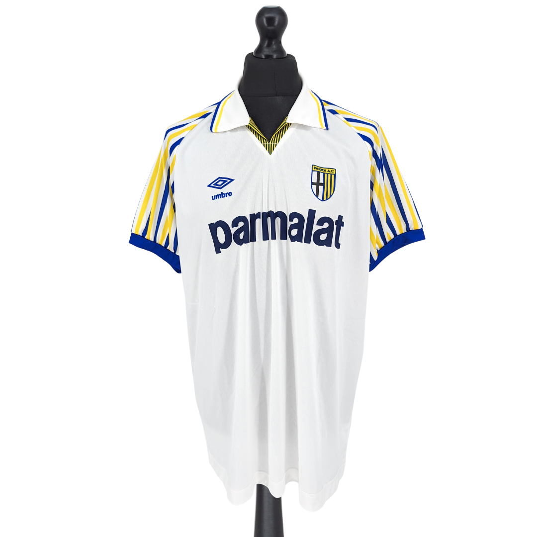 Parma home football shirt 1990/91 - (L)