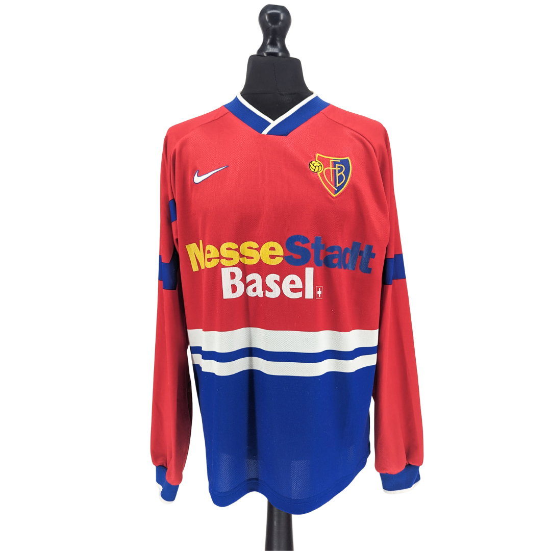 FC Basel home football shirt 1997/98 - (XL)
