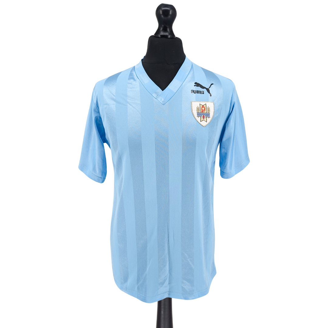 Uruguay home football shirt 1990/92 - (S)