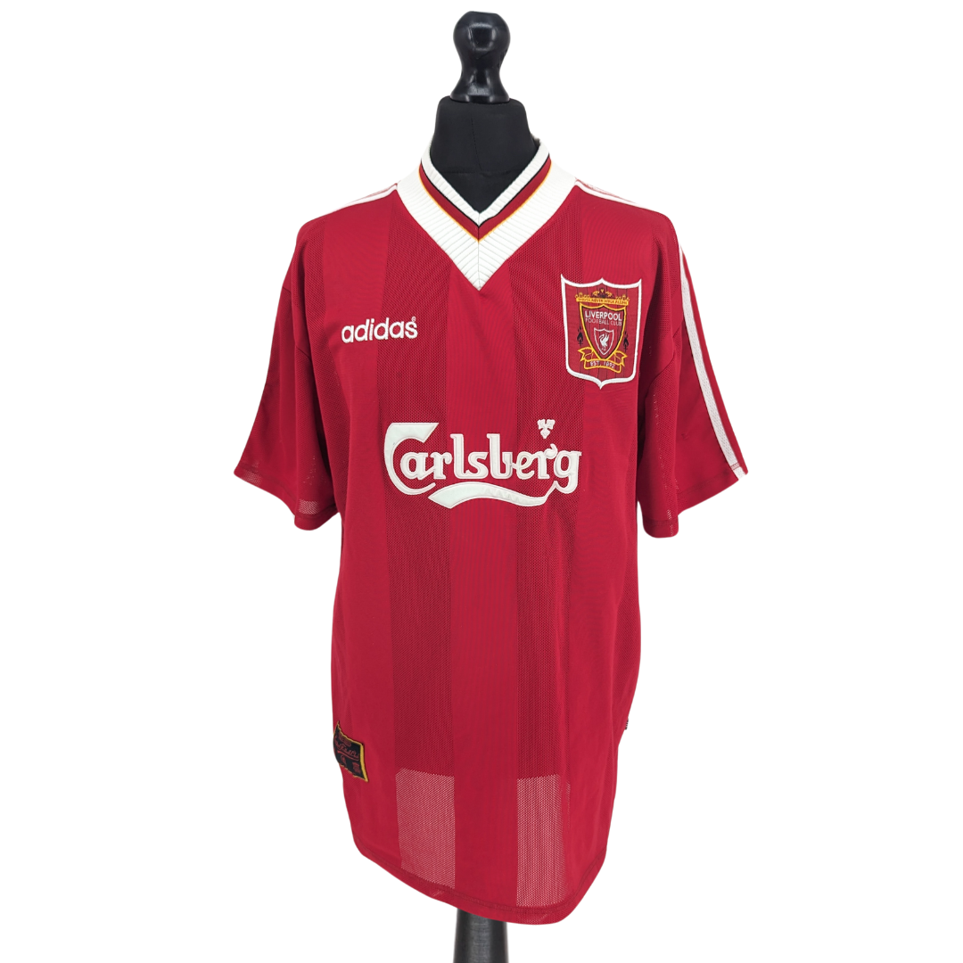 Liverpool home football shirt 1995/96 - (XXL)