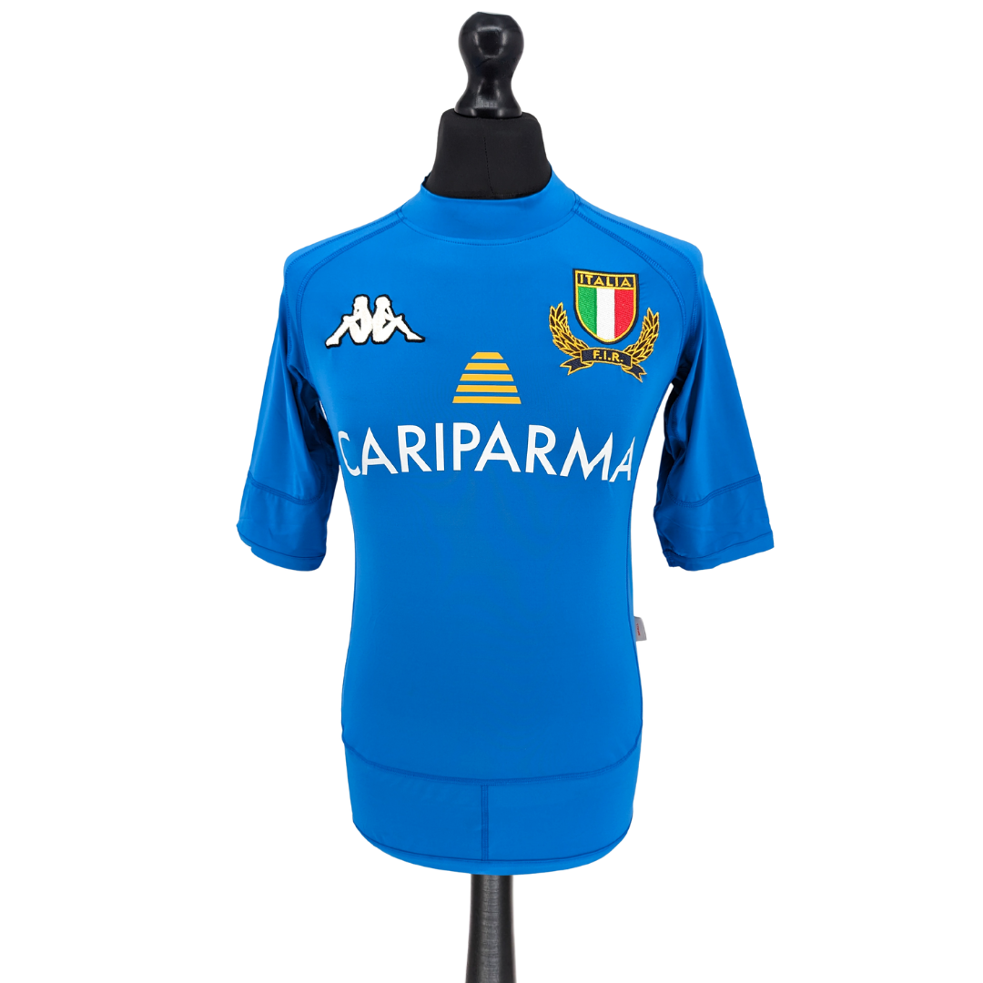 Italy home rugby shirt 2009/10 - (S)