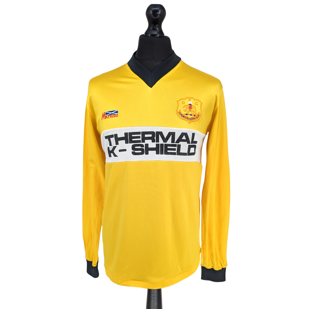 Dumbarton FC home football shirt 1986/87