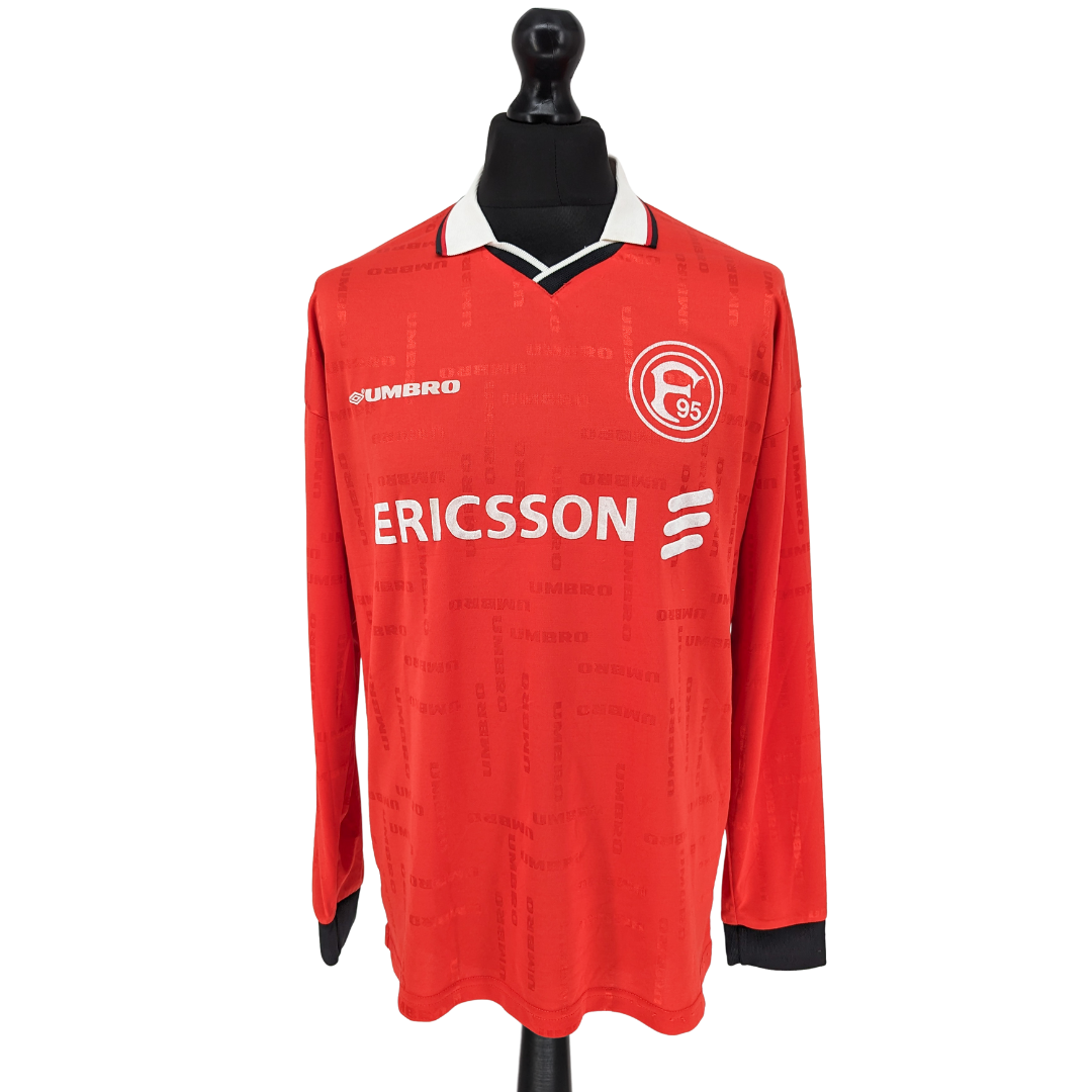 Fortuna Dusseldorf U19 home football shirt 1998/99