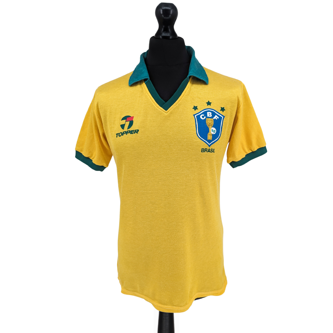 Brazil home football shirt 1985/88 - (S)