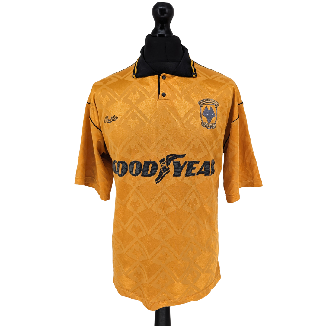 Wolverhampton Wanderers home football shirt 1990/92 - (L)