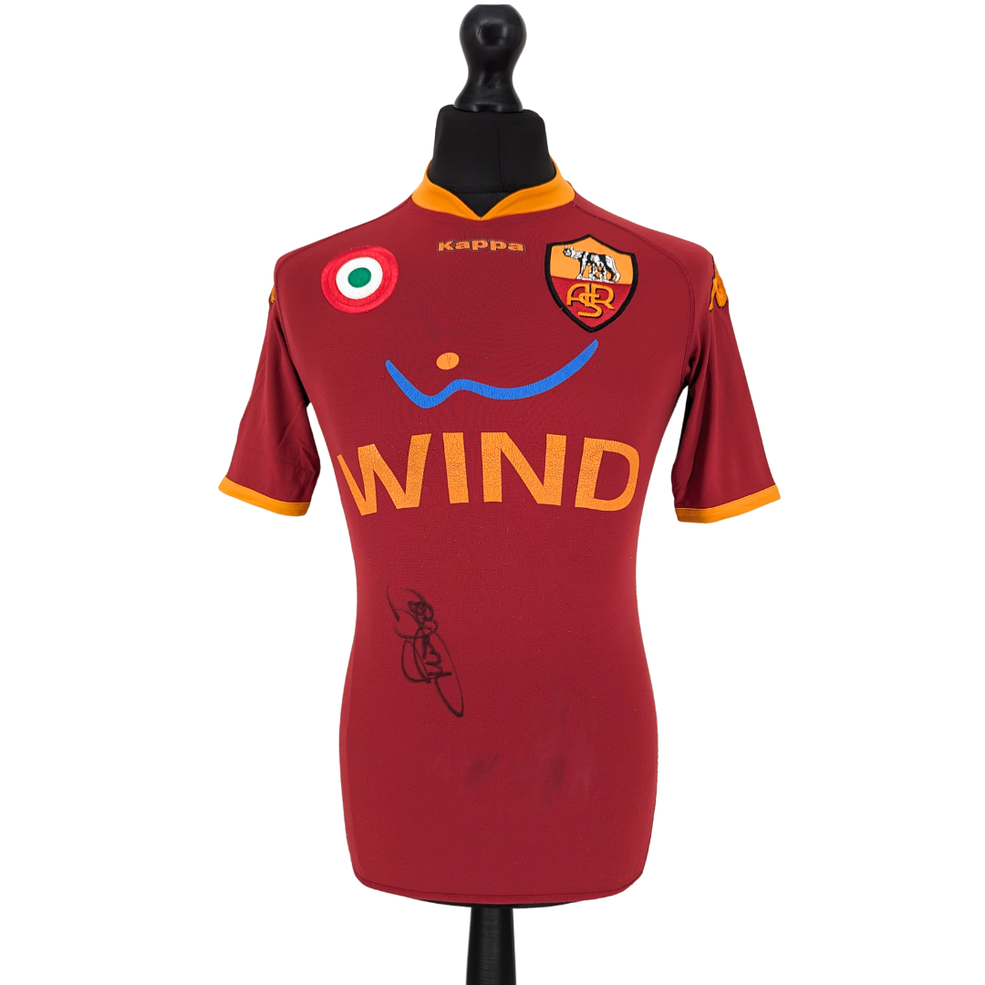 Roma signed home football shirt 2007/08