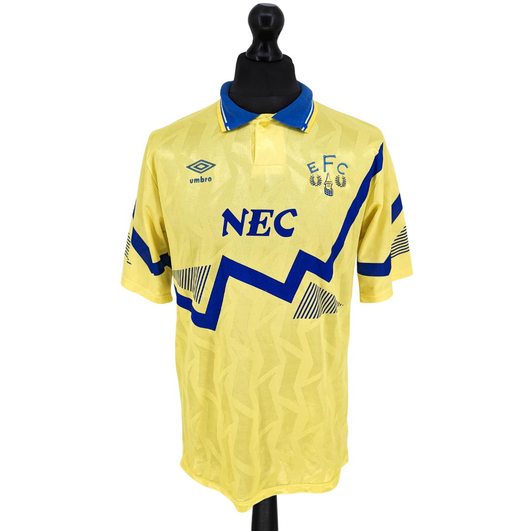 Everton away football shirt 1990/92