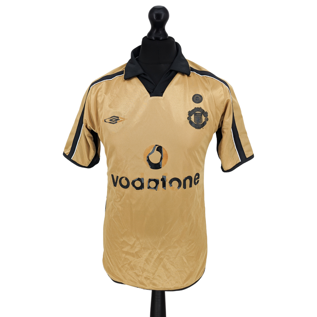 Manchester United centenary away football shirt 2001/02