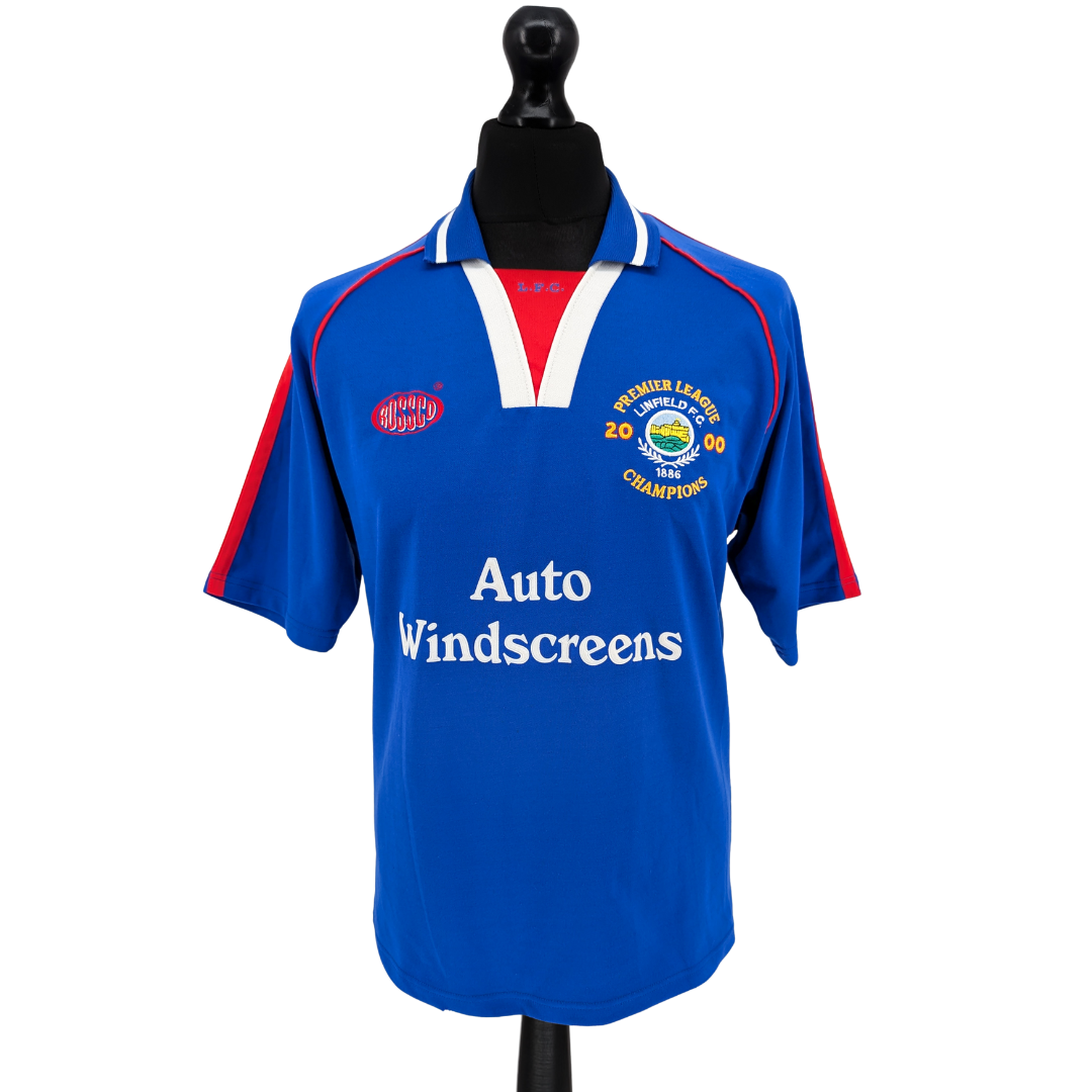 Linfield home football shirt 2000/01 - (S)