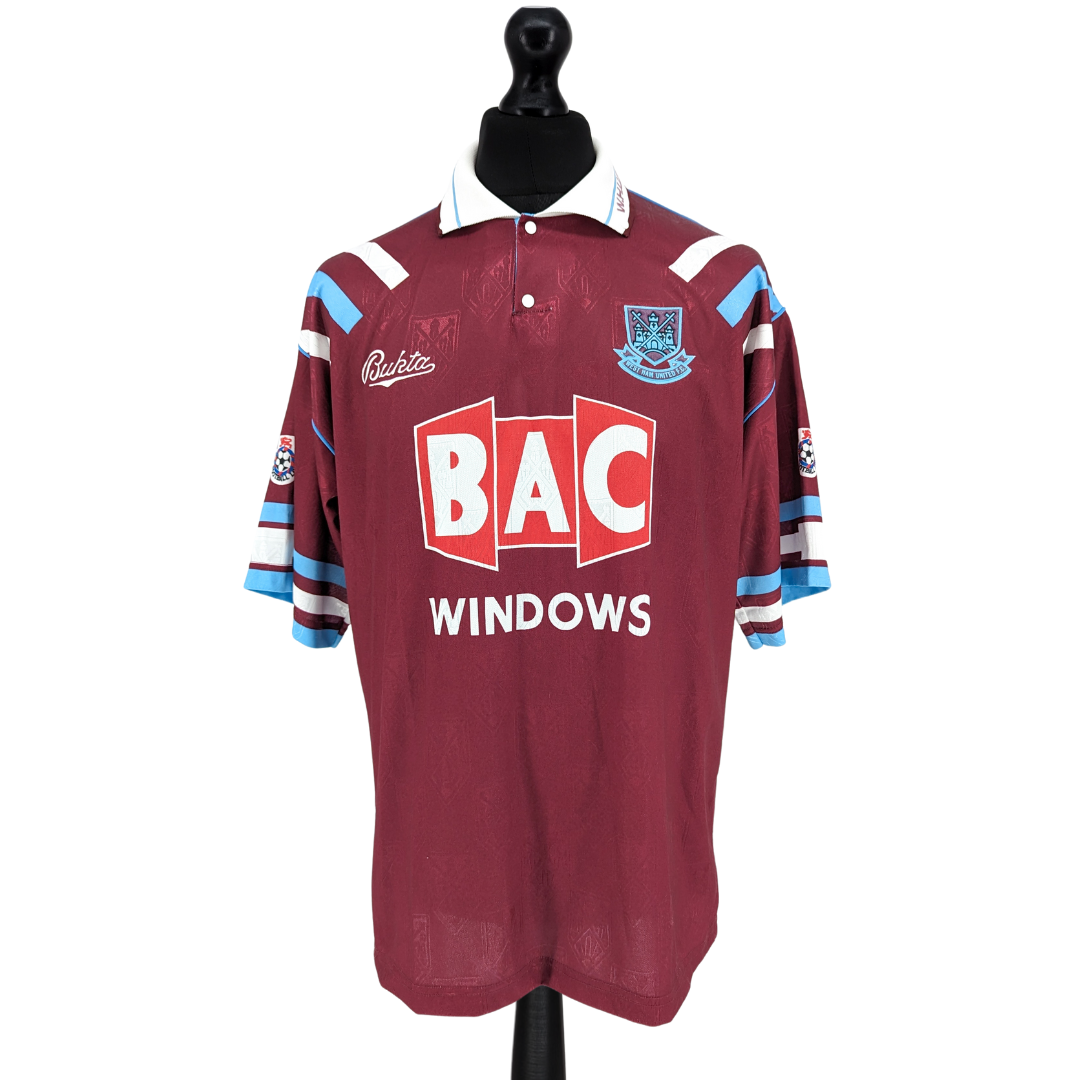 West Ham United home football shirt 1991/92 - (L)