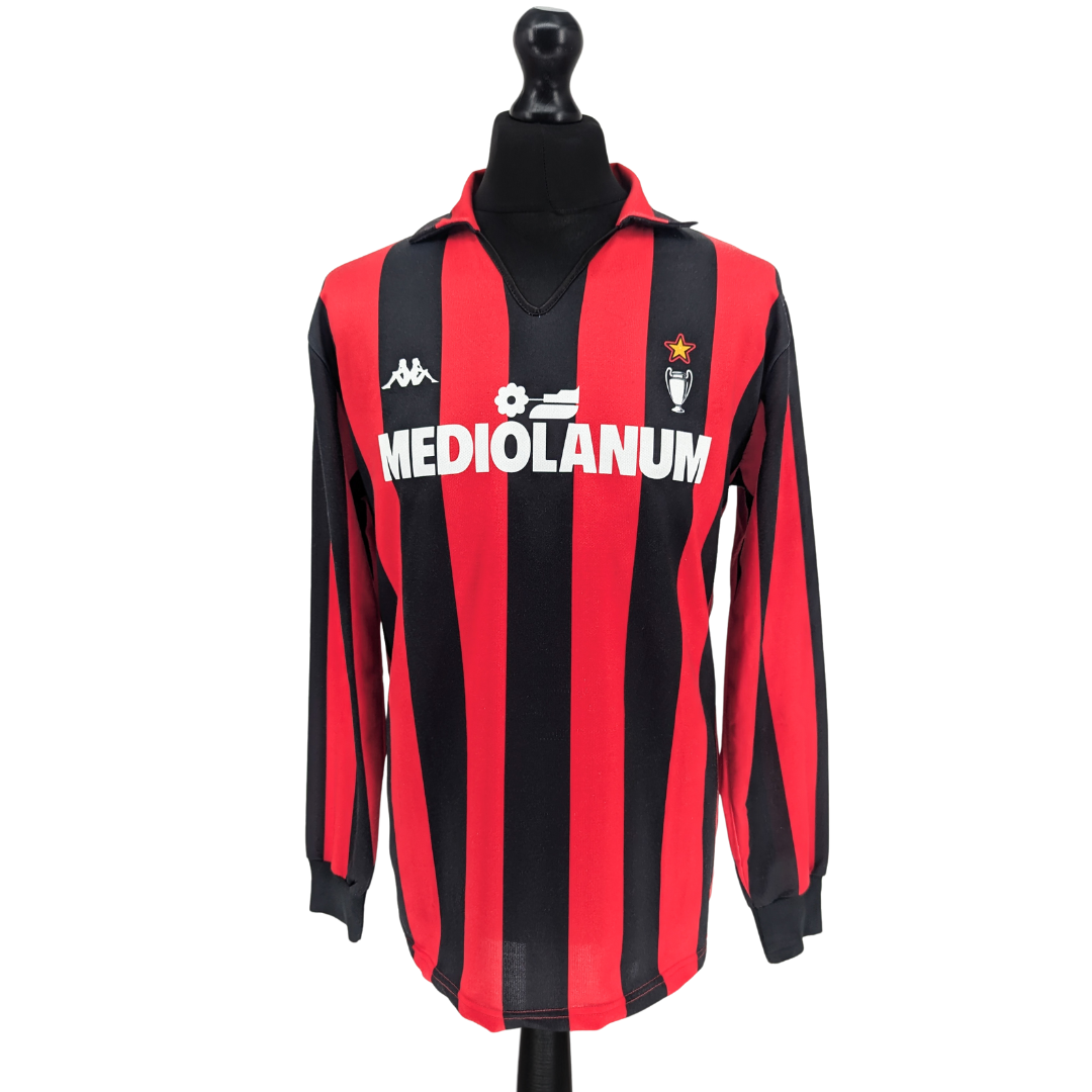 AC Milan home football shirt 1989/90 - (XL)