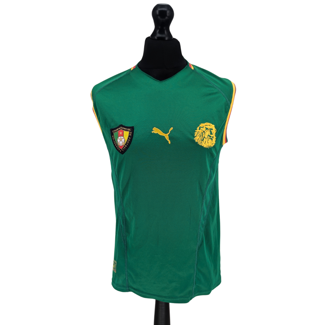 Cameroon home football shirt 2002 - (L)