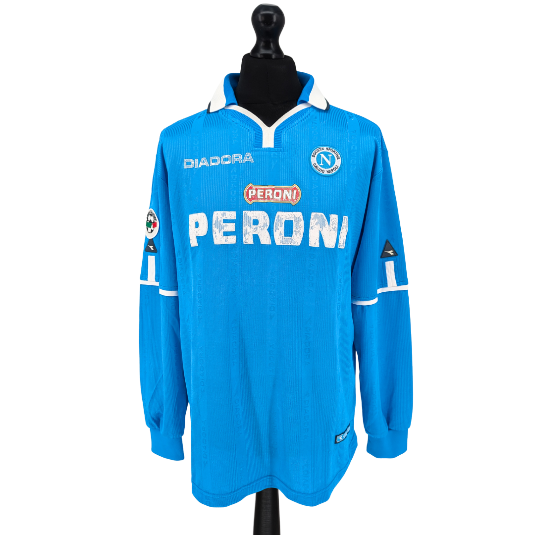 Napoli home football shirt 2001/02 - (XL)
