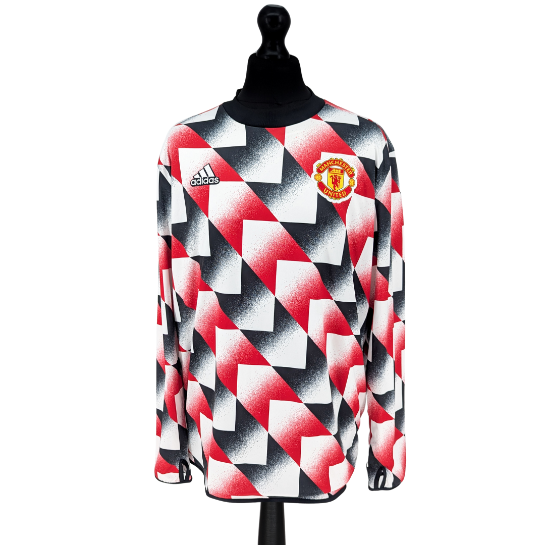 Manchester United training football sweatshirt 2022/23