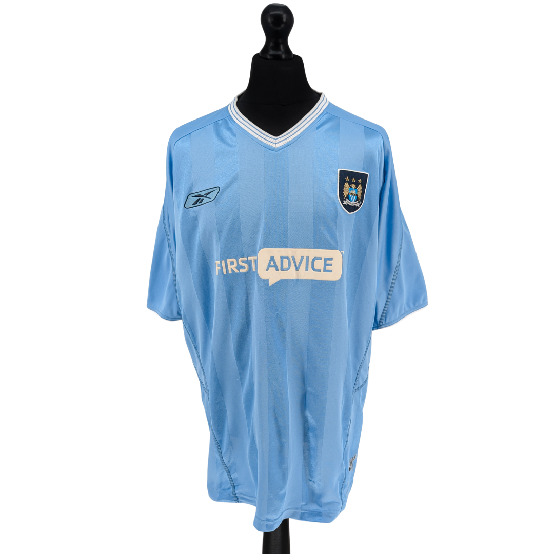 Manchester City home football shirt 2003/04 - (XXL)