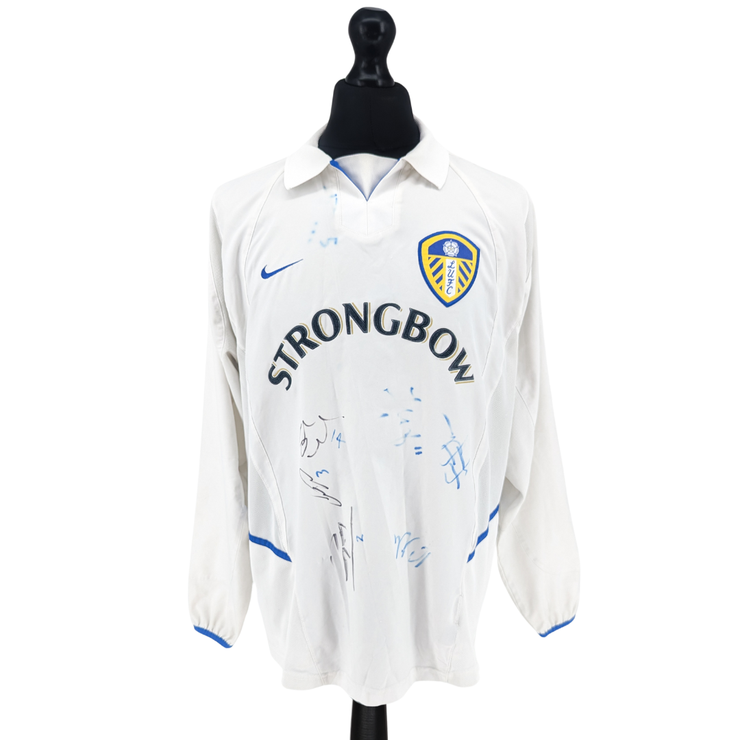 Leeds United signed home football shirt 2002/03