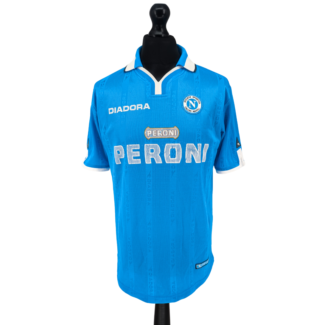Napoli home football shirt 2001/02 - (L)