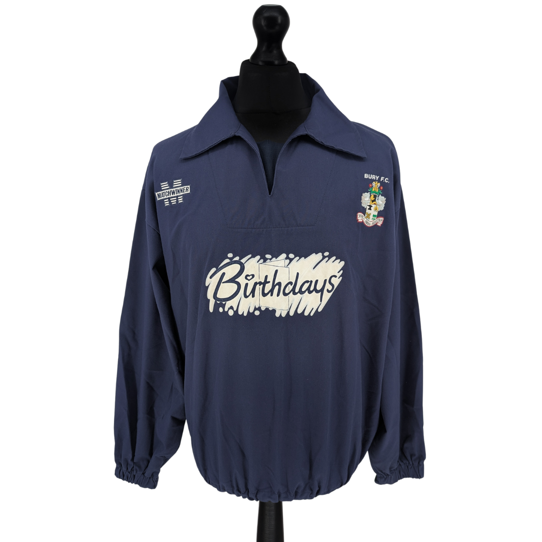Bury training football drill top 1993/94