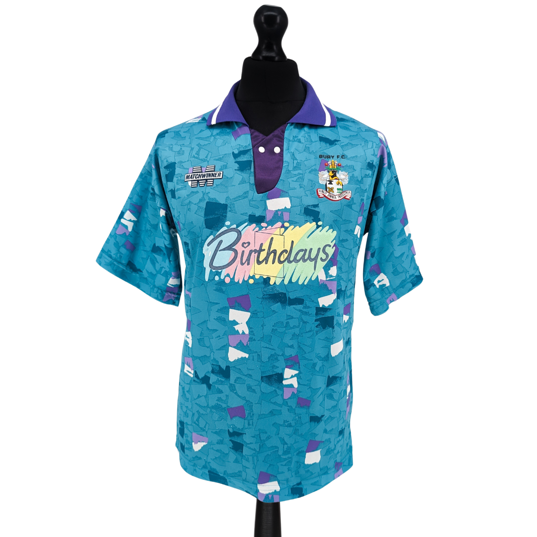 Bury away football shirt 1993/94