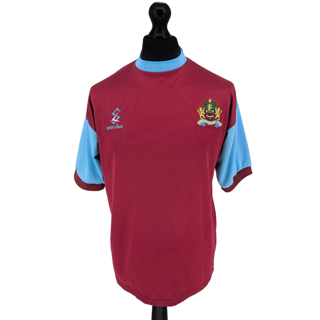 Burnley home football shirt 2000/01 - (M)