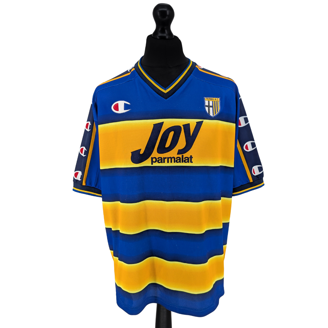 Parma home football shirt 2001/02 - (L)