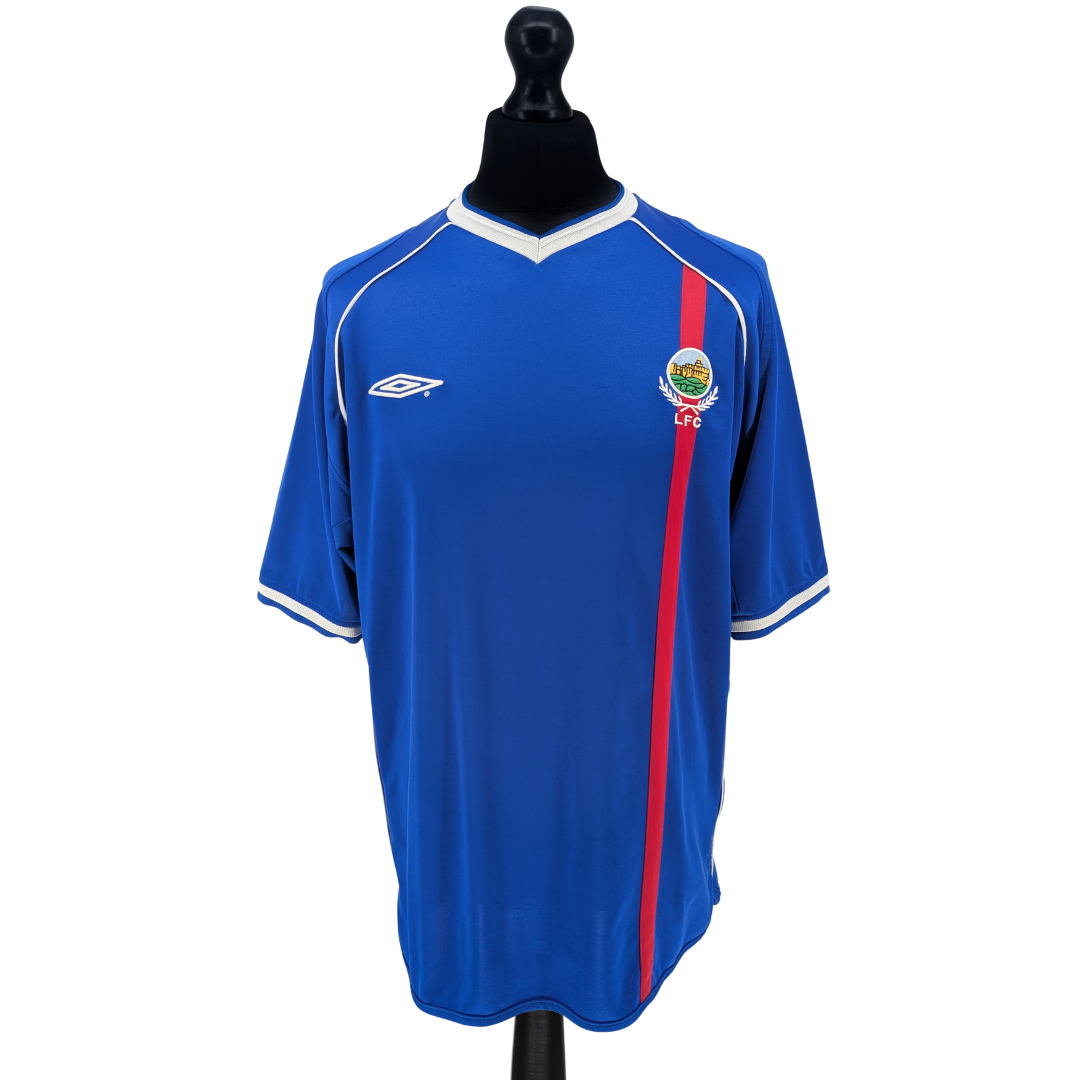 Linfield home football shirt 2003/05 - (XL)