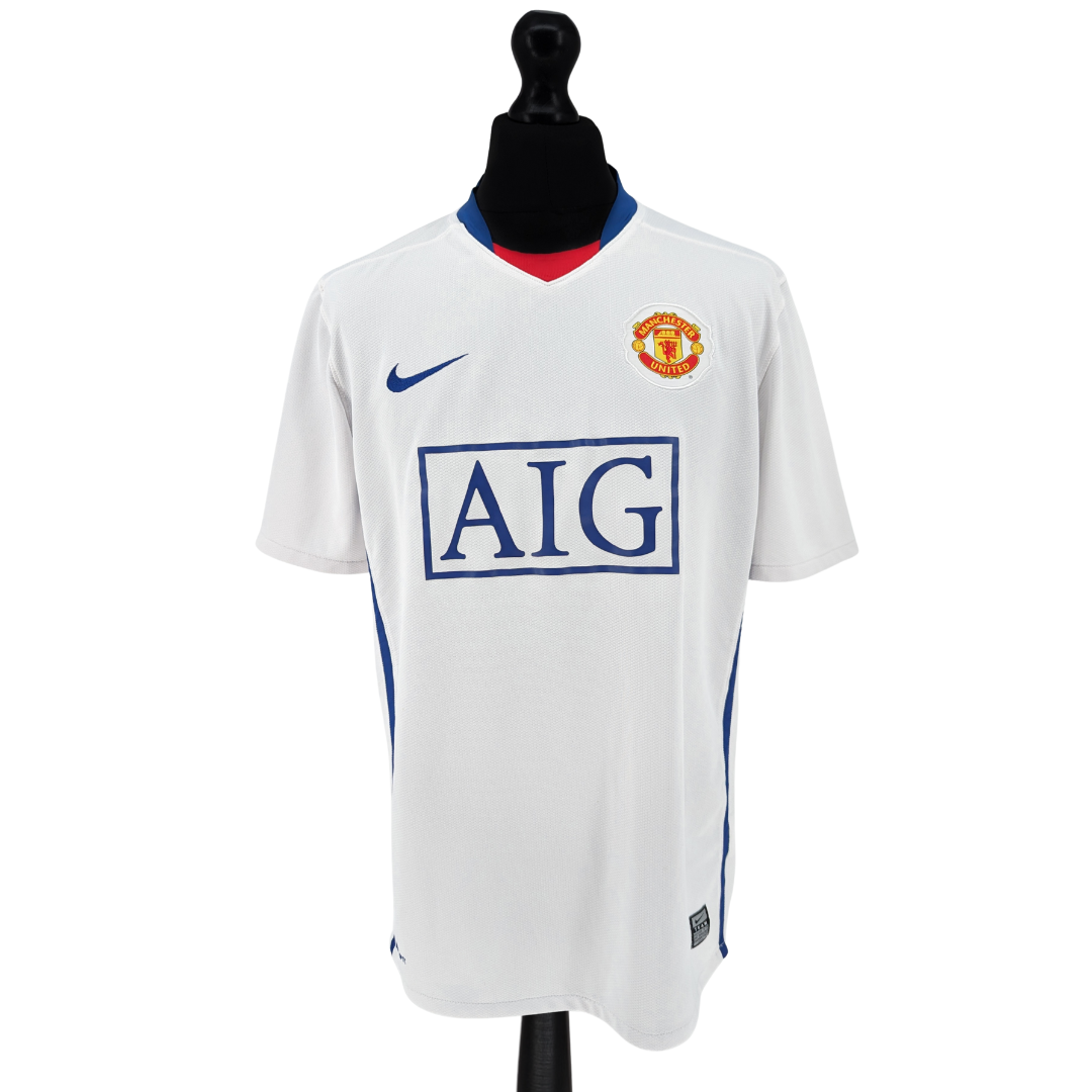 Manchester United away football shirt 2008/09 - (L)