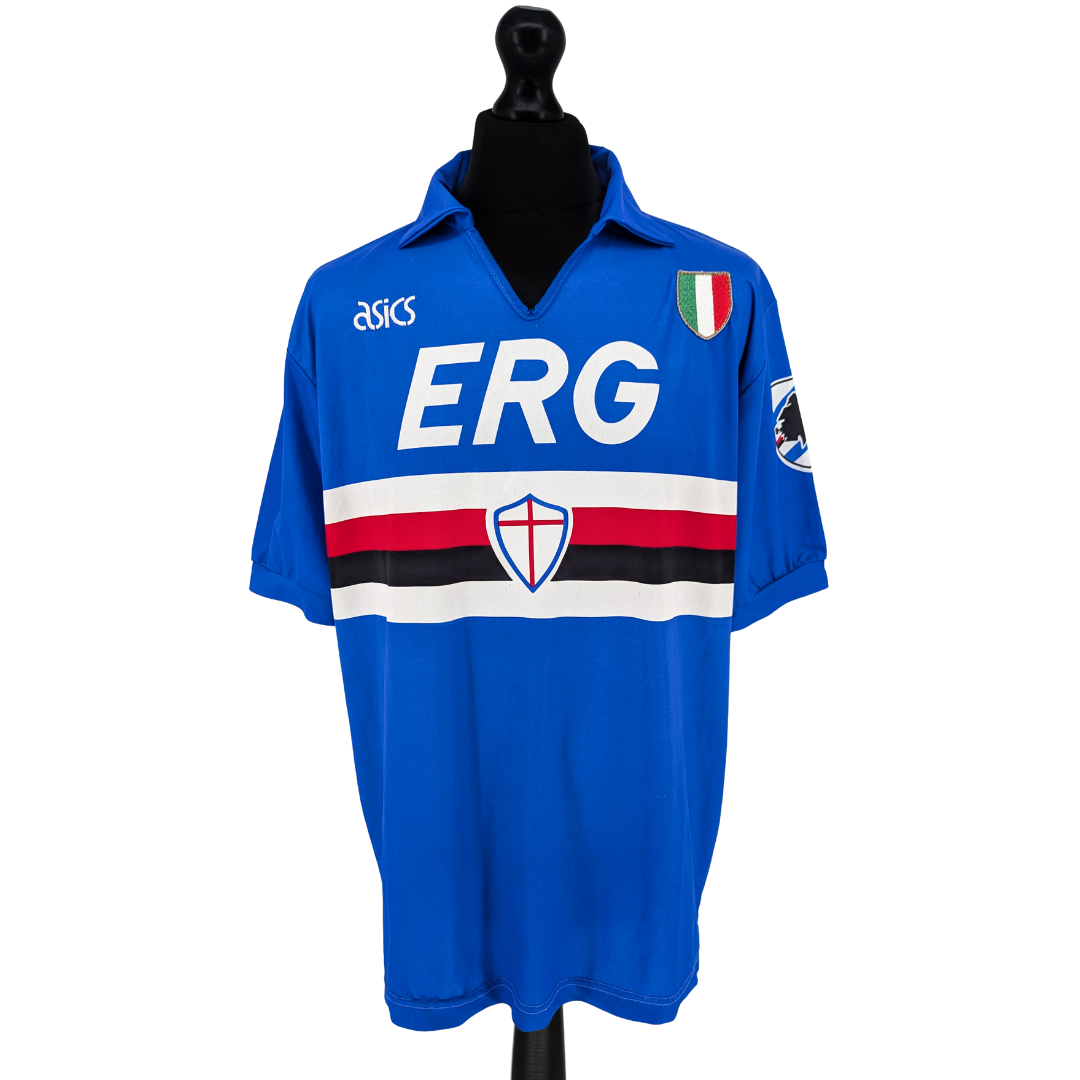 Sampdoria home football shirt 1991/92 - (XXL)