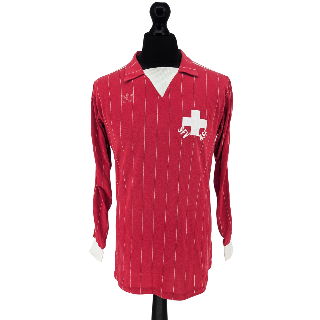 Switzerland home football shirt 1983/84 - (L)