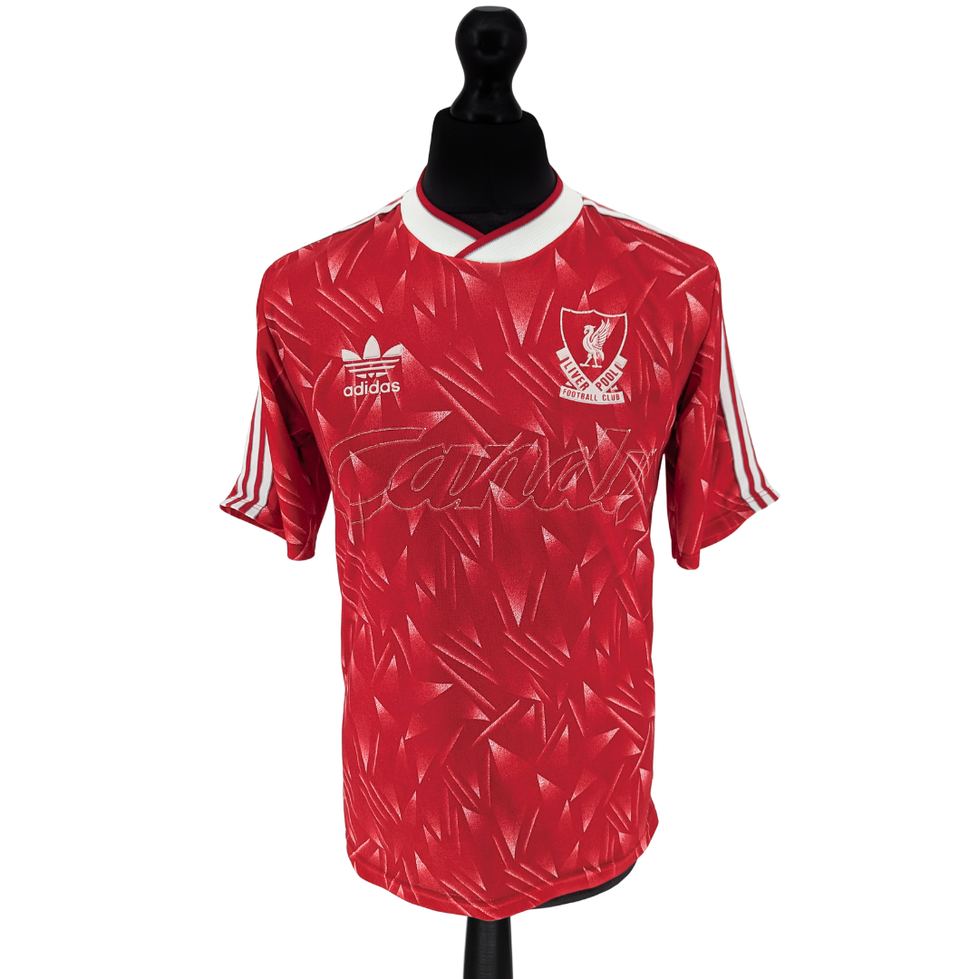 Liverpool home football shirt 1989/91 - (S)