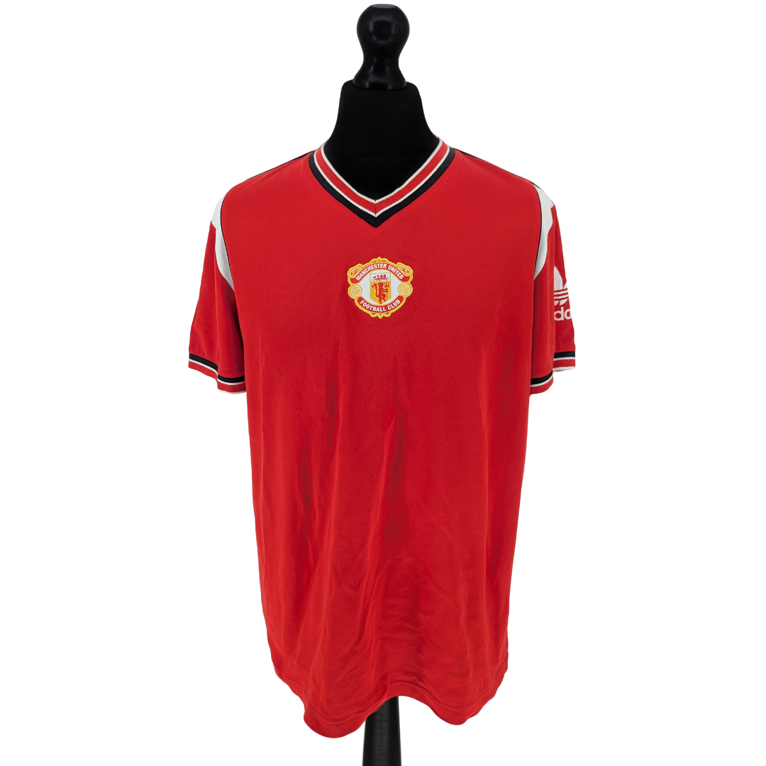 Manchester United home football shirt 1984/86 - (XL)