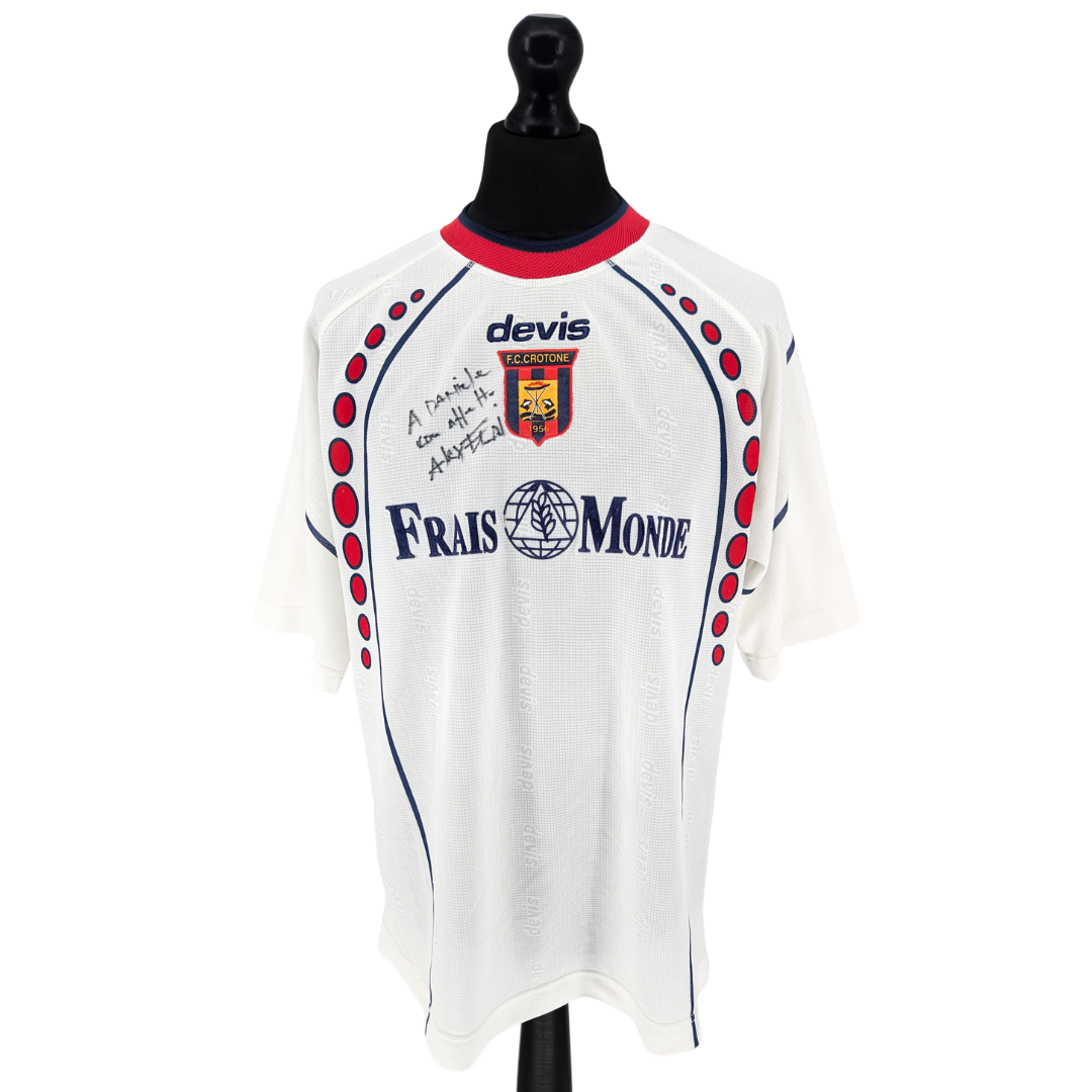 Crotone signed Serie C1 Playoffs away football shirt 2003/04 - (XL)