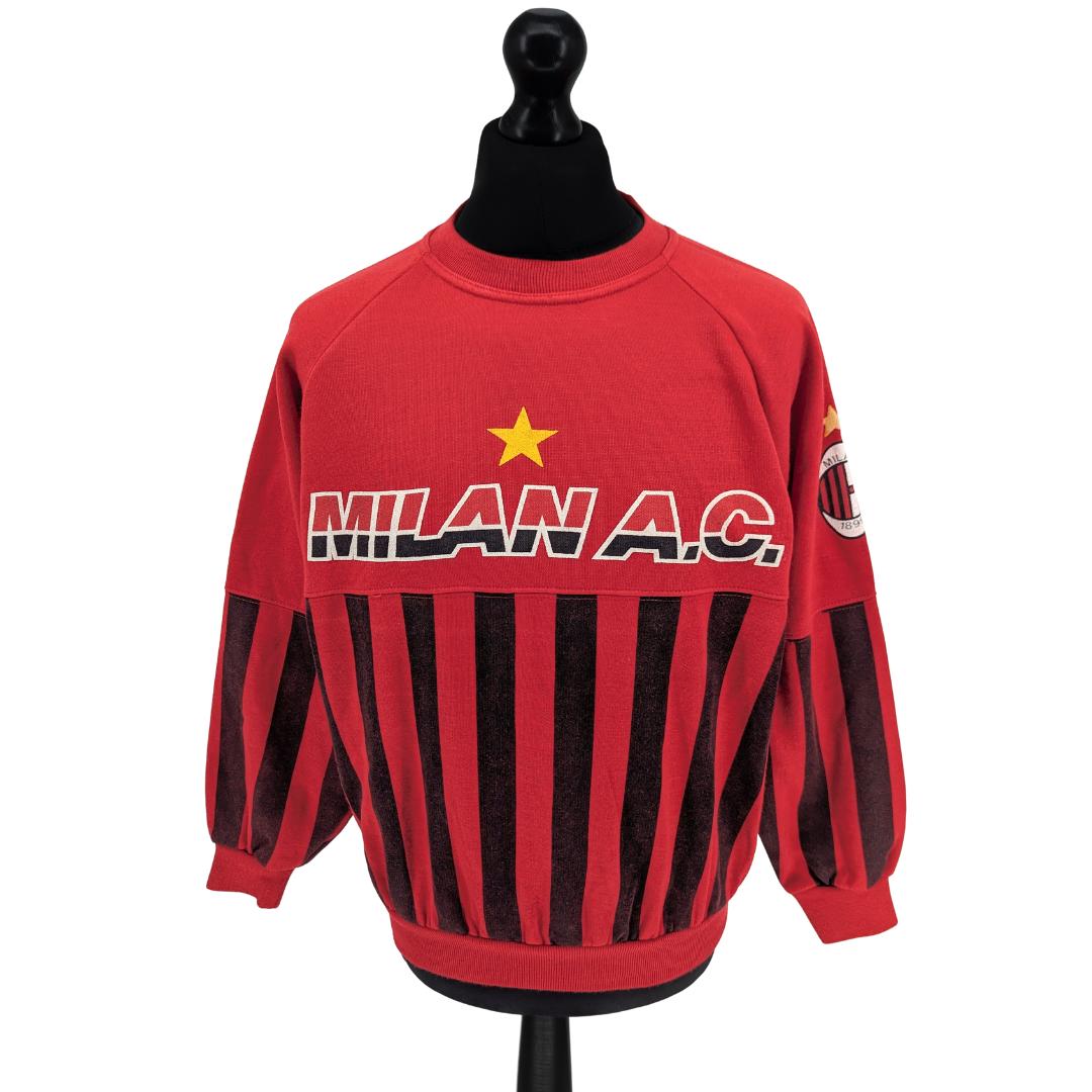 AC Milan football sweatshirt 1990/91 - (M)