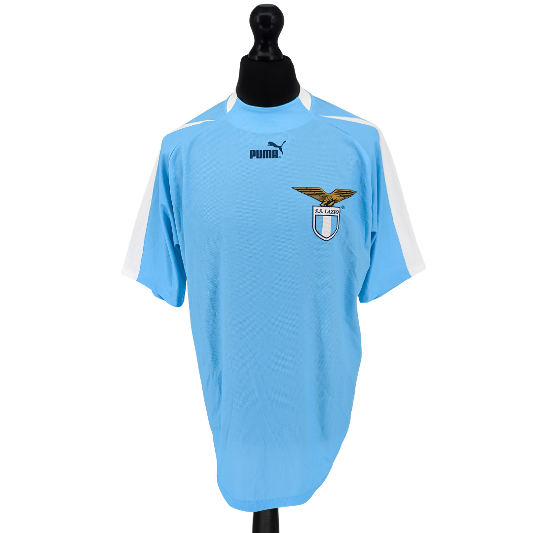 Lazio signed home football shirt 2002/03 - (L)