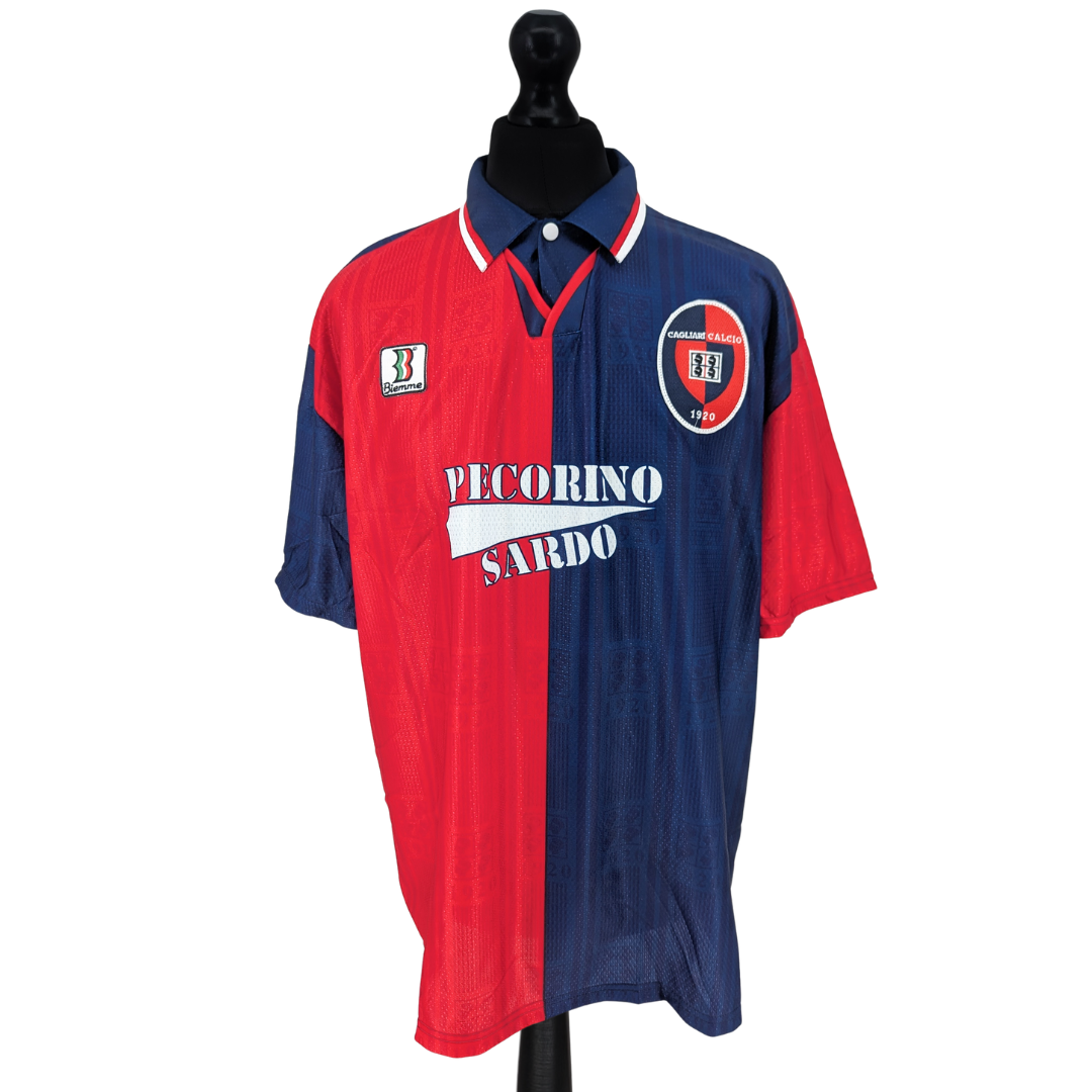 Cagliari home football shirt 1998/99 - (XL)