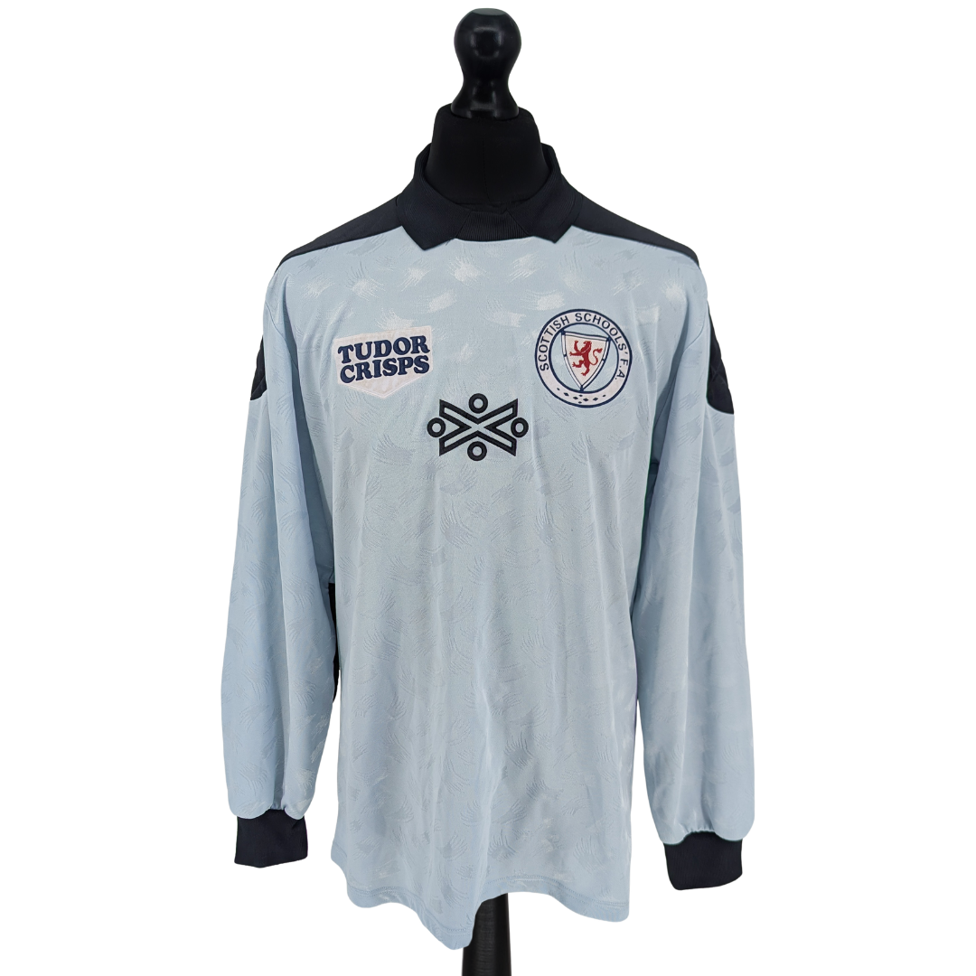 Scotland Schoolboys goalkeeper football shirt 1990/91 - (L)