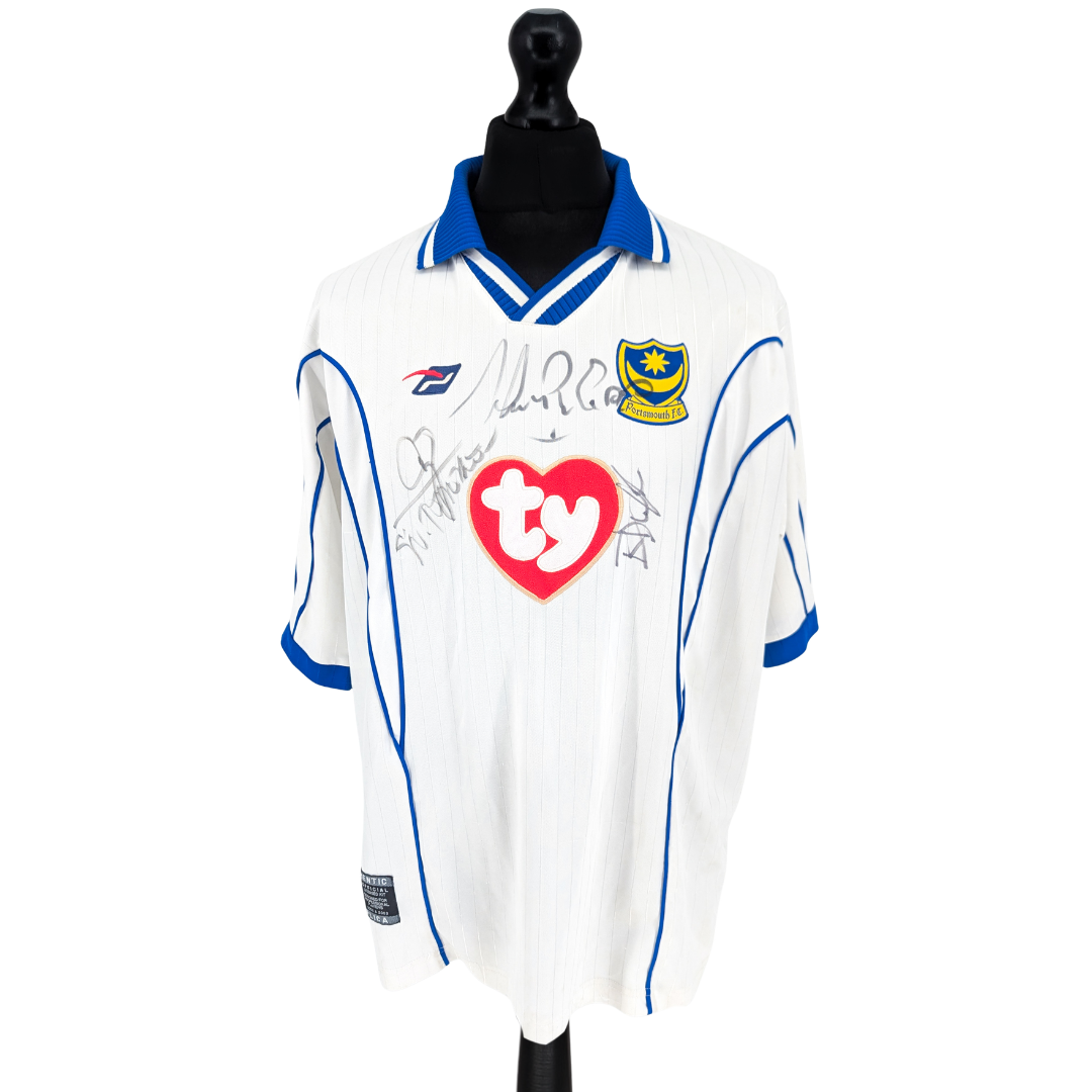 Portsmouth signed away football shirt 2002/03 - (XL)