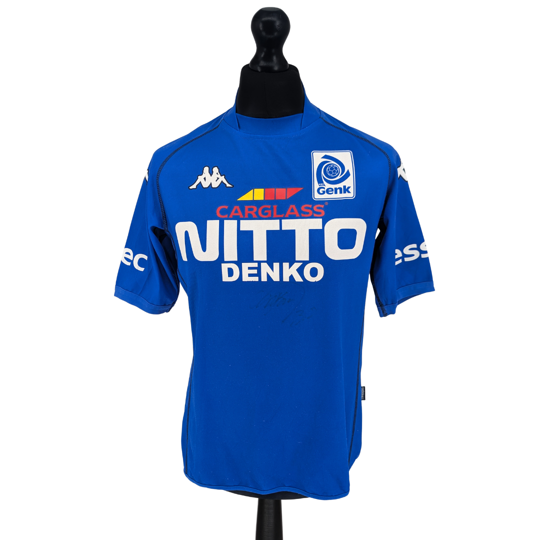 KRC Genk signed home football shirt 2002/03 - (M)