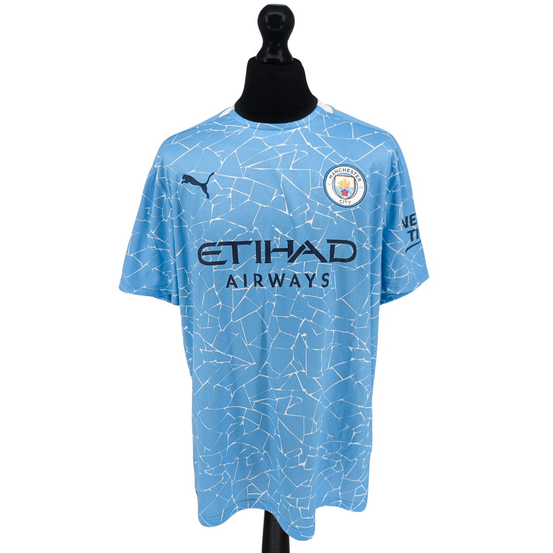 Manchester City home football shirt 2020/21 - (XXL)