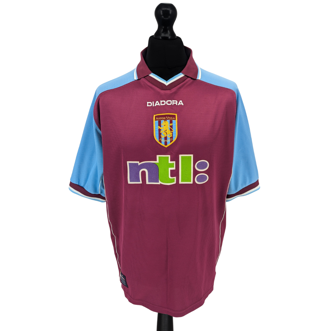 Aston Villa home football shirt 2000/01 - (XL)