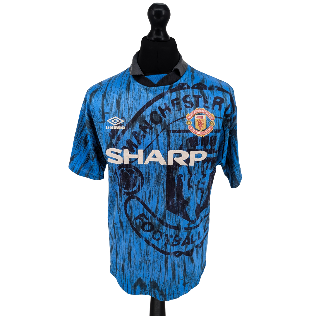 Manchester United away football shirt 1992/93 - (M)