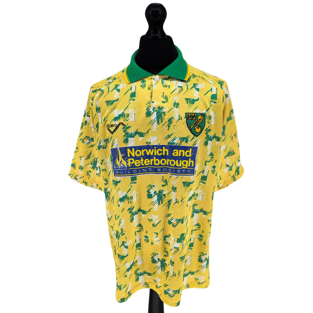Norwich City home football shirt 1992/94 - (L)