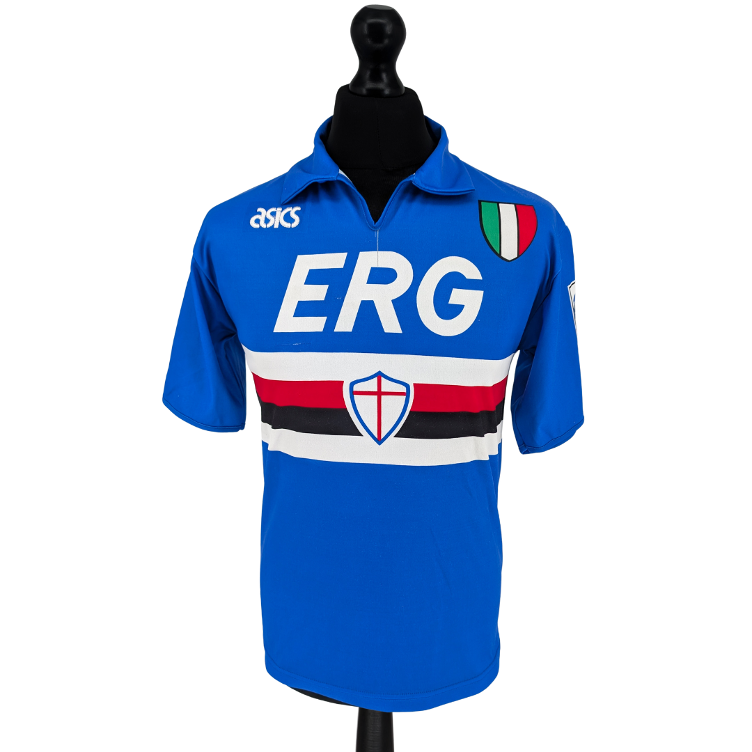 Sampdoria home football shirt 1991/92 - (S)