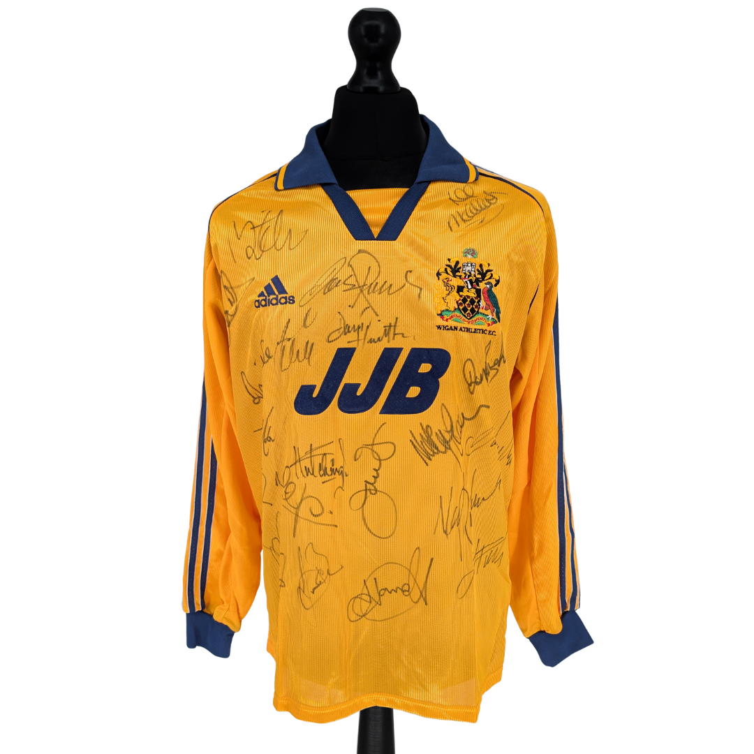 Wigan Athletic signed away football shirt 1999/01 - (M)