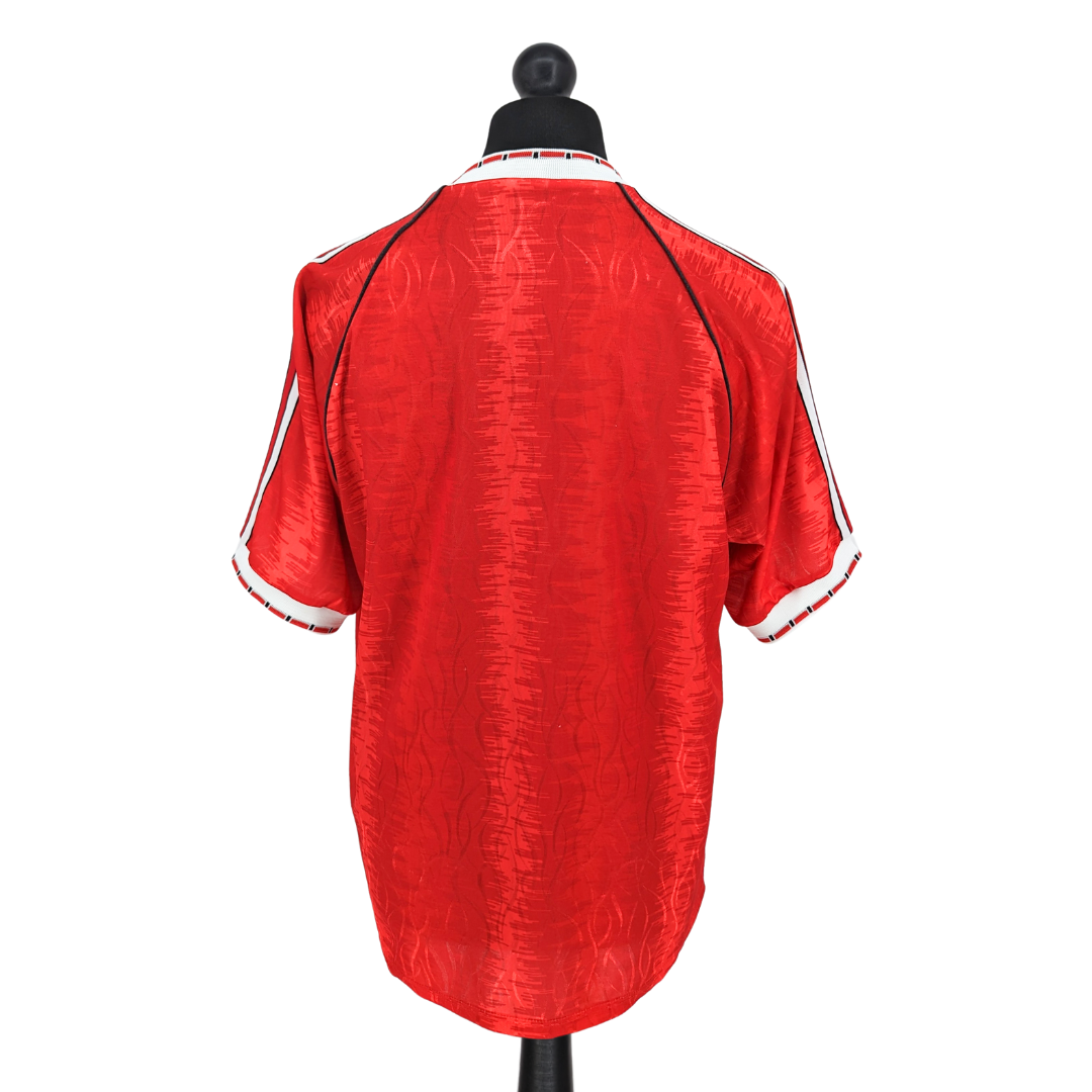 Manchester United home football shirt 1990/92 - (XL)