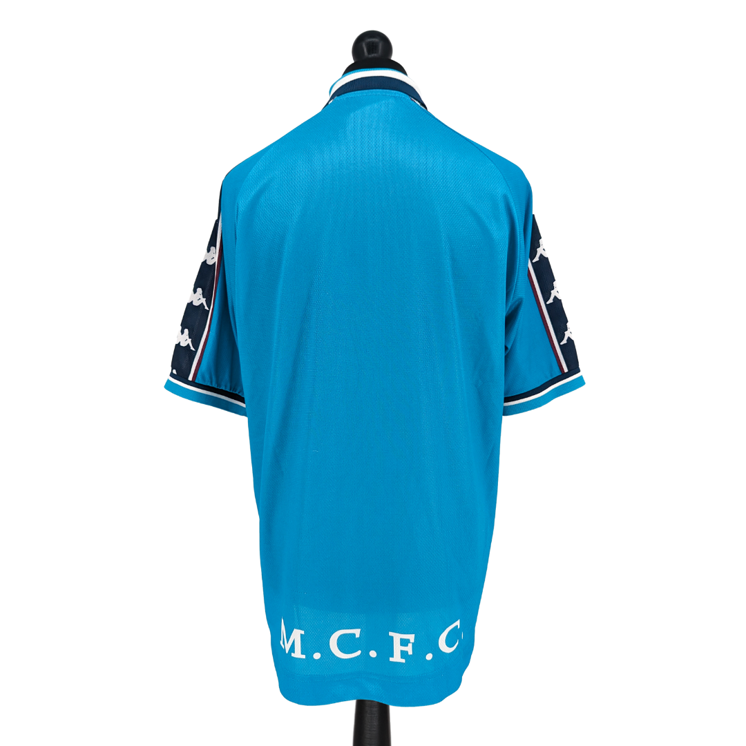Manchester City home football shirt 1997/99 - (XL)